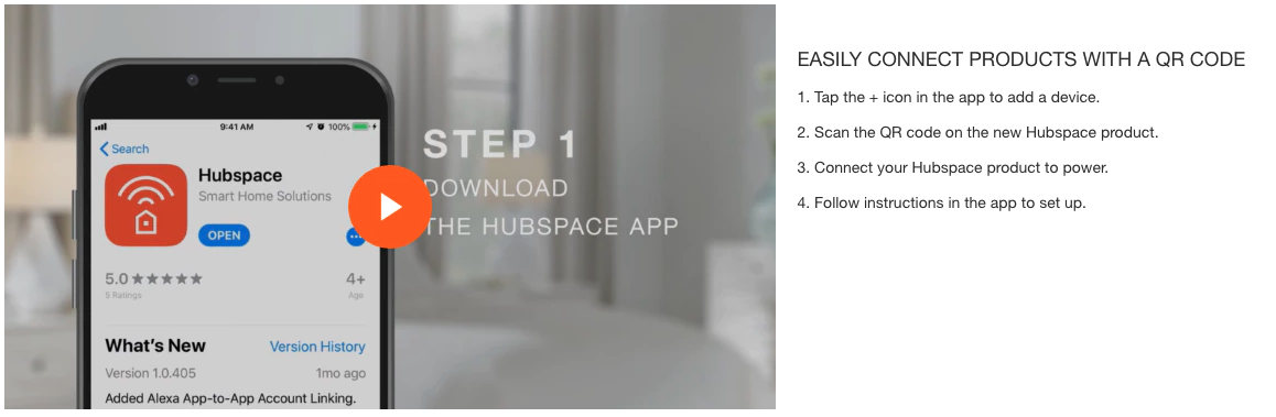 Screenshot - How to Connect Hubspace Video